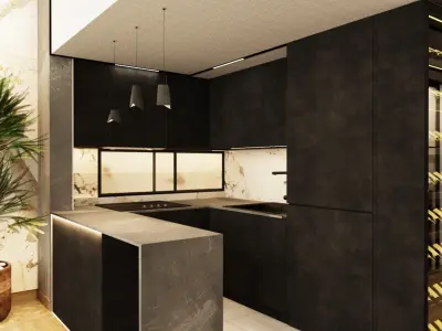 Urban living room 3D model