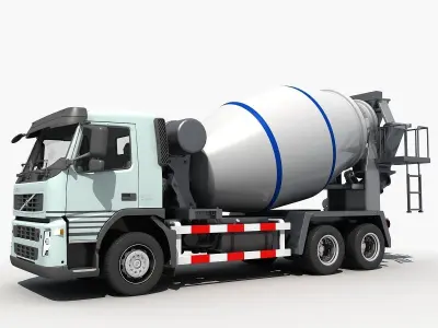 Cement Mixer  3D model
