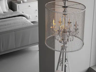 Modern Bedroom 3D model 9