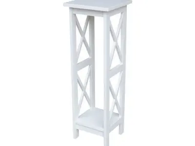 Eamon Square Multi-Tiered Plant Stand - 4 Colour 3D model