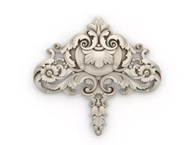 carved classic decorative ornament cnc 3d printing stl 12 3D model