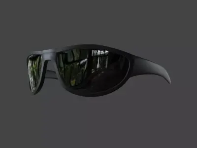 GLSS-007 Sunglasses Low-poly 3D model