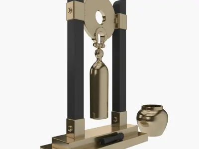 Decorative Bell Low-poly 3D model