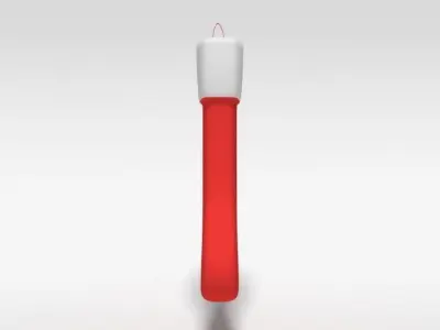 Cartoon Christmas Stocking 3D model