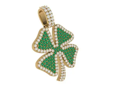 Lucky Leaf Pendant 4150 3D print model