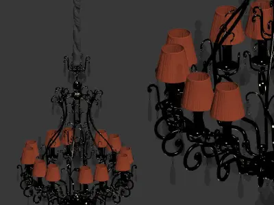 Texas Chandelier by Labyrinthe 3D model
