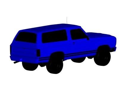 Dodge Ramcharger 1980 3D model