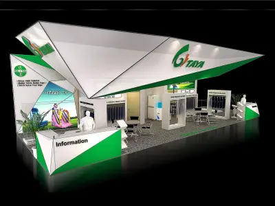Showroom - Area - 15X6-3DMAX2009-032 3D model