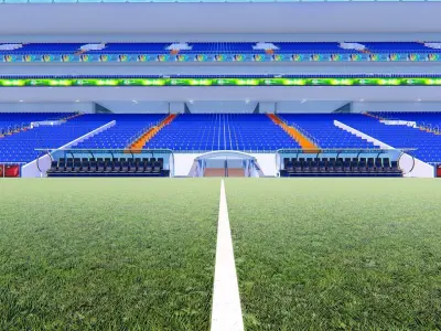 Football Stadium 3D model