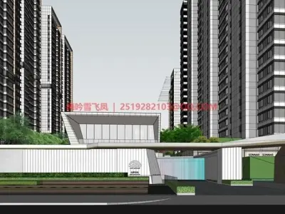 Housing Project Demonstration Area 3D model