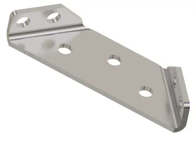 Trapezoid Angle Bracket 3D print model