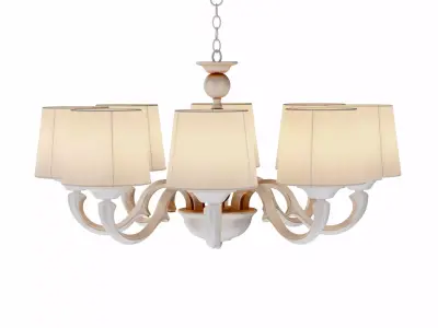 5-light chandelier 3D model