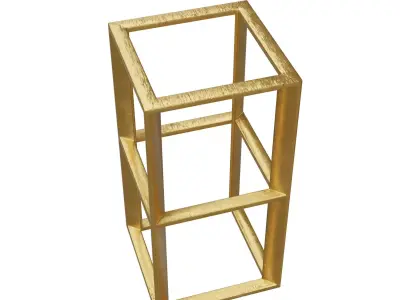 Metal Stand Low-poly 3D model
