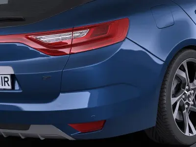 Renault Megane Estate 2017 3D model