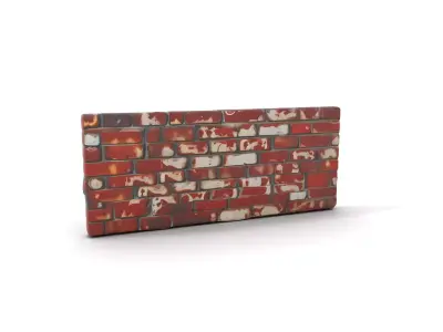 Weathered Brick Wall model pack Texture