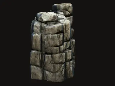 Rock Stone 24 Free low-poly 3D model