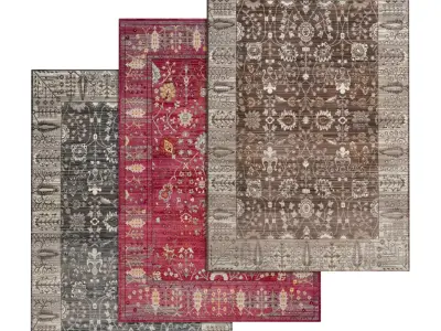 Rug Set 479 3D model