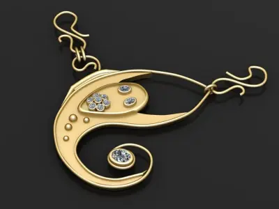 jewelry model abstract  3D print model