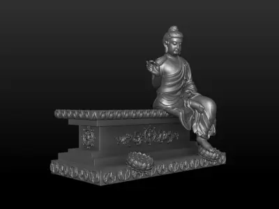 Seated Buddha  3D print model