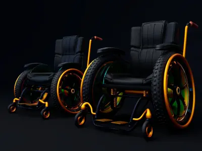 wheelchair 3D model order