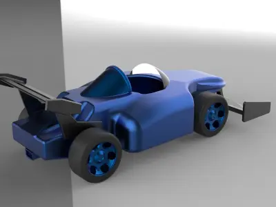 Racing car f1 3D print model