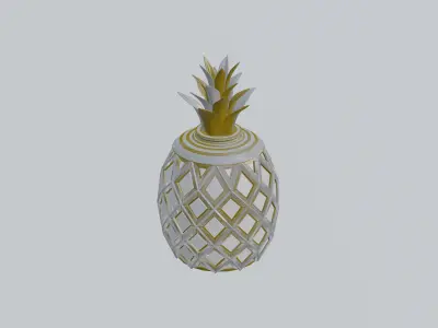 Decorative Pineapple 3D model