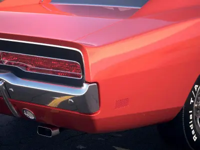 Dodge Charger 1969 General Lee 3D model