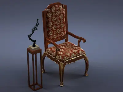 cabinet cabinet wardrobe sofa bed table bookshelve 3D model