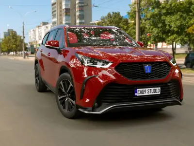 2022 Toyota Crown Kluger Hybrid 3D model