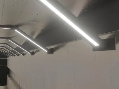 Sci-Fi Interior SCENE futuristic 3D model