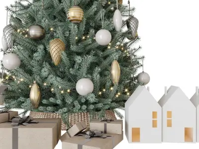 Christmas decorative set 3D model order