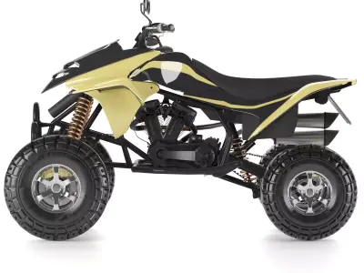 quad bike motorcycle  3D model