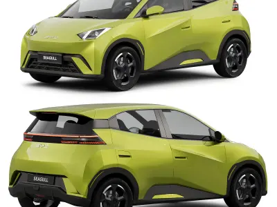 Byd Seagull Low-poly 3D model