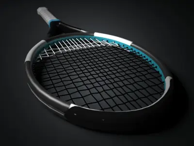 Tennis Racket  3D model purchase