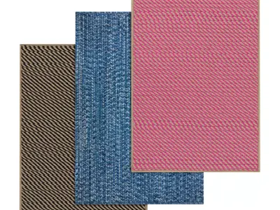Rug Set 1263 3D model