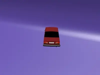 russian car vaz Low-poly 3D model