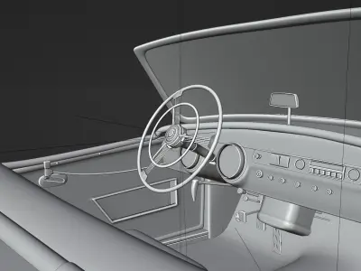 1952 Mercedes Nash-Healey 3D model