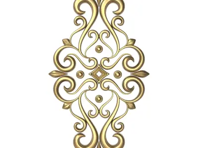  decorative pattern ready for 3D printing 3D model 23