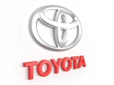 Toyota Logo 3D 3D model