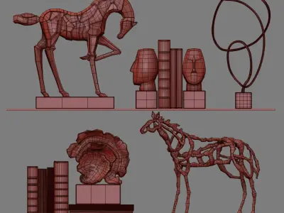 Decor Set 74 3D model