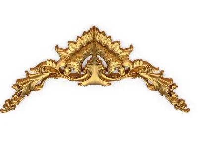 Classic decor ornament 324 3D model