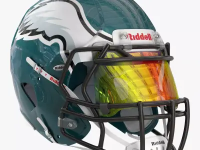 Riddell speed helmet philadelphia eagles 3D model