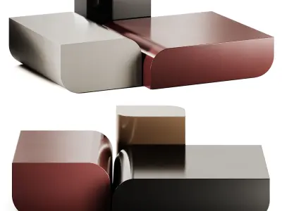 Tom Coffee Tables by Frigerio  3D model