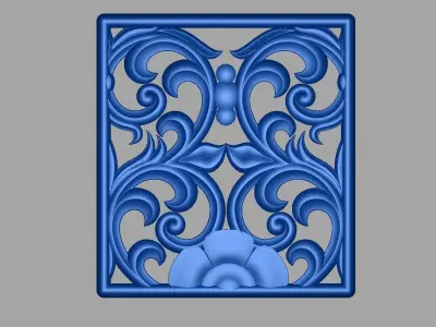 wooden design28 3D model