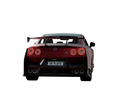 Nissan GT-R 2024 Low-poly 3D model