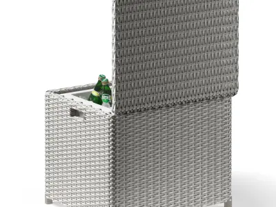 OVE Wicker Cooler 3D model