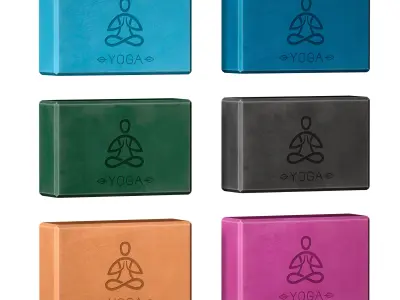 Color Blocks for Yoga 3D model