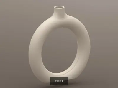 Vase Models 3D Model Collection
