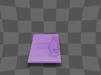 Car to city for CNC and 3D printing 3D print model