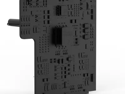 circuit board 3D print model